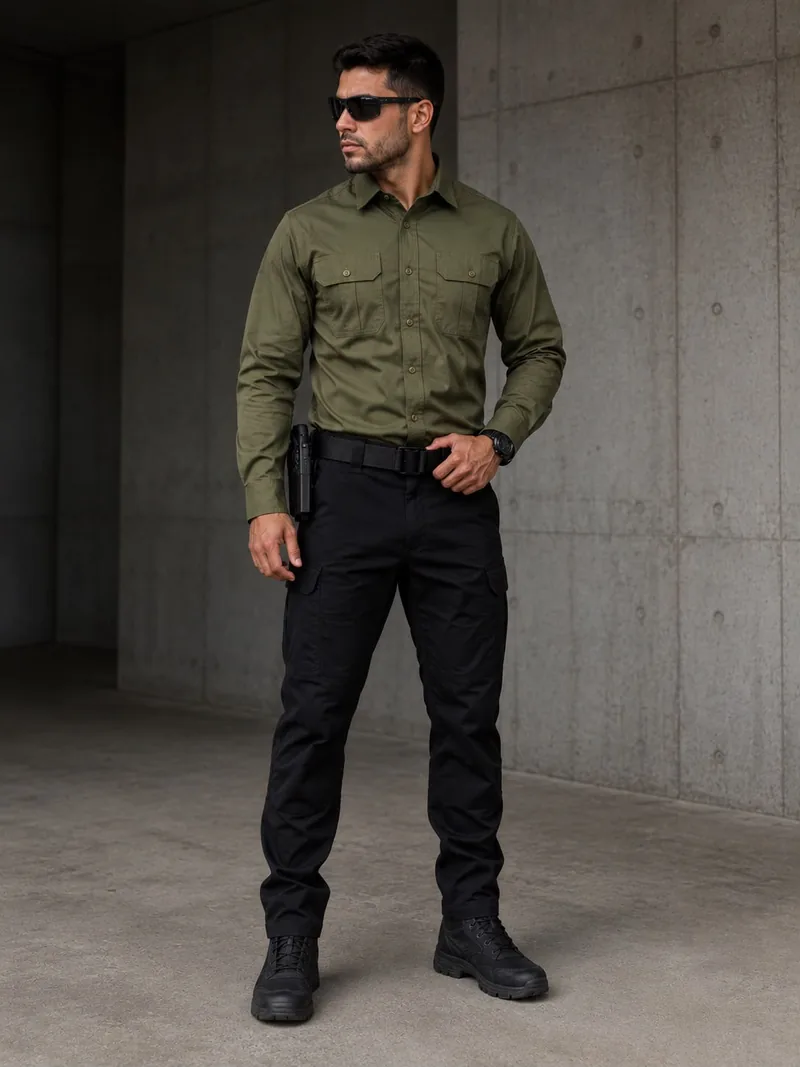 Uniforme táctico Blue Shield confeccionado en México