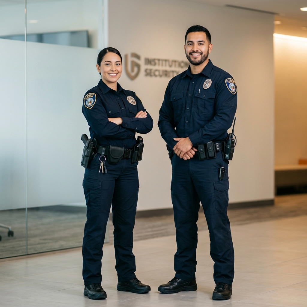 Equipo táctico Blue Shield en operación